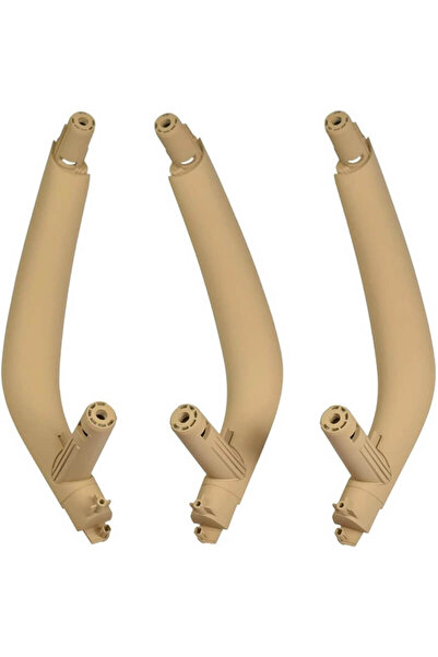 MOTOR10 Set of 3 interior handles front/rear BMW X5 F15 X6 F16, 51417345331, Cream
