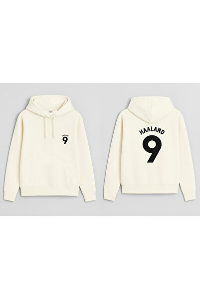 MODA Jucătorul de fotbal Erling Haaland cu imprimeu Hanorac pentru băieți Ecr...