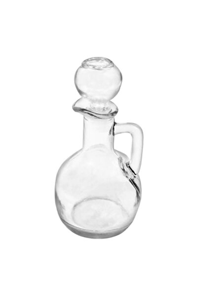 SHOPIENS Dozator de ulei din sticlă cu mâner și capac rotund, Shopiens®, 200 ml