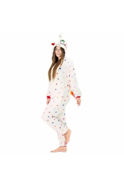 Other Men's and women's one-piece pajamas, zipper, jumpsuit, warm, long sleeves.