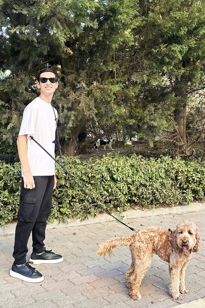 Genel Markalar Eller Serbest Hands Free Köpek Gezdirme Tasması – El Yapımı, 260 cm, Çelik Kilitli