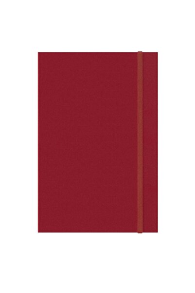 Laton Kokea A5 Linen Fabric Hardcover Notebook Maroon