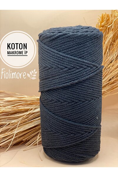 Fiolimore Премиум 100% памучен макраме шнур (250 грама-155 метра) 2 мм шнур з...