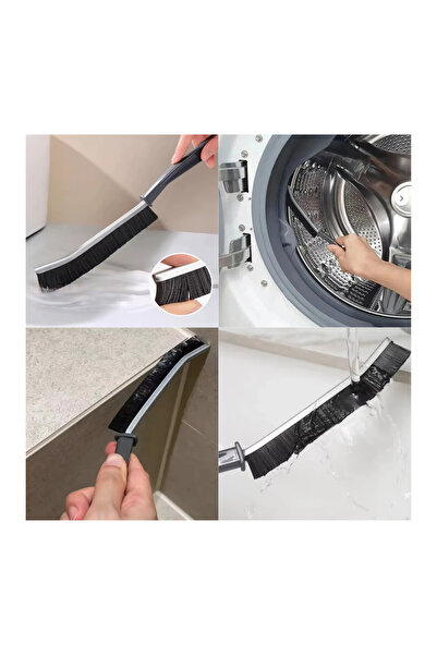 sengenegel 1 Adet Çok Amaçlı Multi İnce Temizlik Fırçası Derz Arası Banyo Mutfak Lavabo Detay Temizleme Fırçası