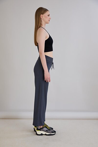 Sortie Anthracite Sweatpants with Pockets and Elastic Waist