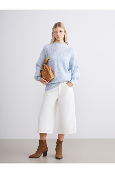 LC Waikiki Pulover tricotat pentru femei cu guler înalt (W5)