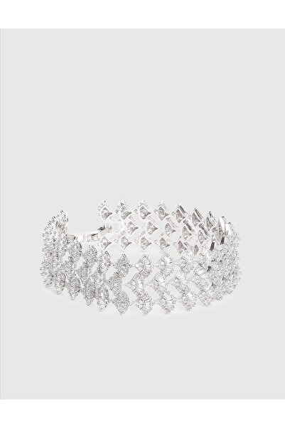 İLVİ Melon Gümüş Renk Kadın Bileklik