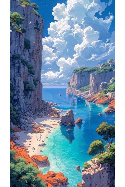 Dialands Mozaik Landscape 45X80Cm Dialands Diamond Mosaic Painting