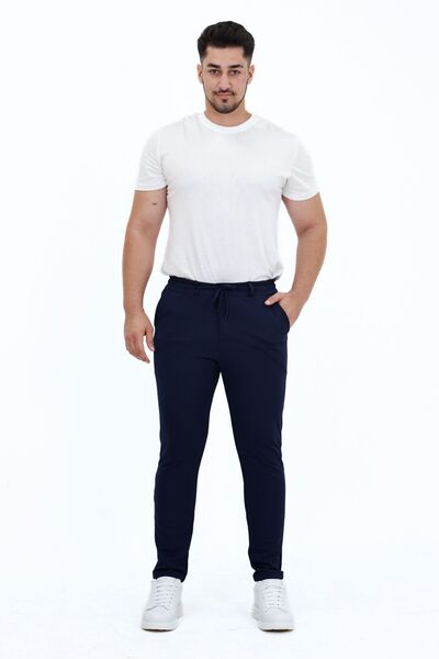 rlt relax time Men's Slim Fit Diagonal Jogger Stretchy Pants