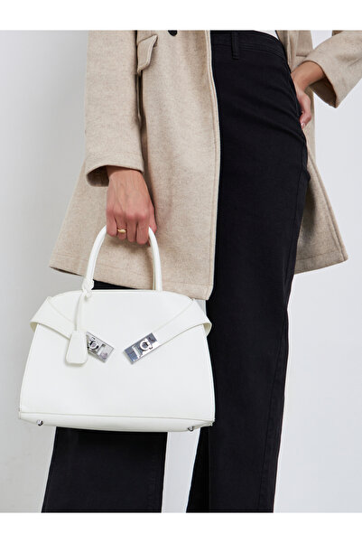 Styli Elegant White Satchel Handbag