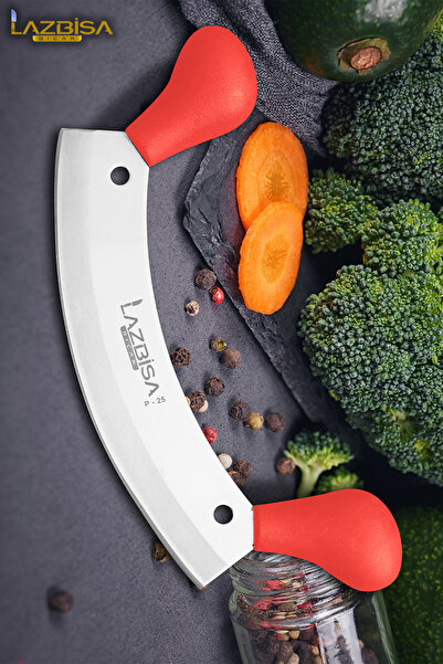 LAZBİSA Silver Serisi Mutfak Bıçak Seti Et Kıyma Sebze Salata Börek Pizza Bıç...