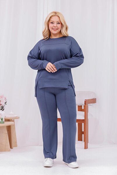 Siyezen Plus Size Modal Fabric Oversize Set