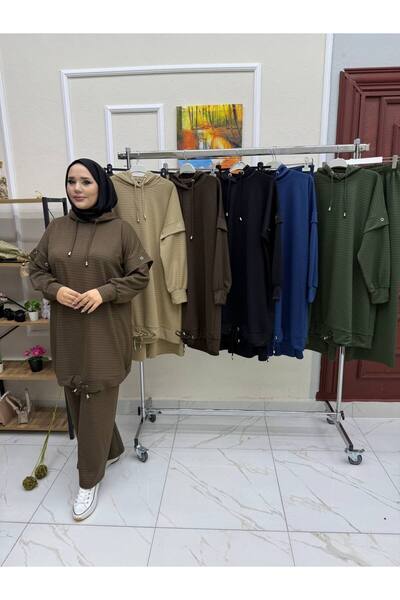 İLGEN TEKSİL Hooded Pants Suit