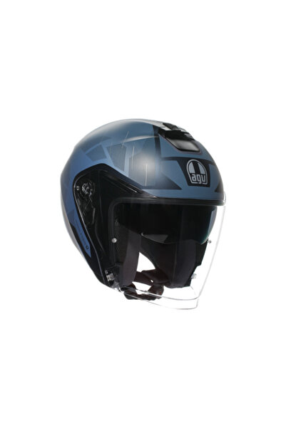 AGV İrides Trieste Matt Blue Grey Açık Kask