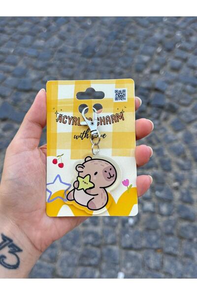 Planet Butik Capybara Star Acrylic Charm