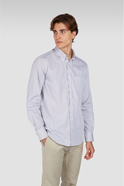 PAUL&SHARK Men's Woven Supima Cotton Shirt