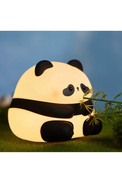 sonx Soft Silicone Cute Panda Night Light – Cute Panda, Touch & Squeeze to Light up