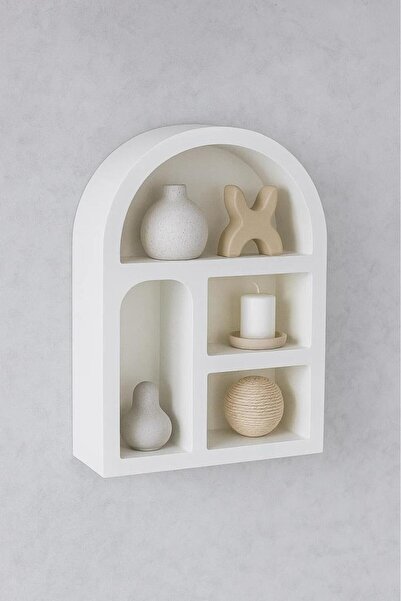 MİEN Ahşap Duvara Monte Edilebilen Katlı Mutfak Rafı – Kupa ve Kavanoz Düzenl...