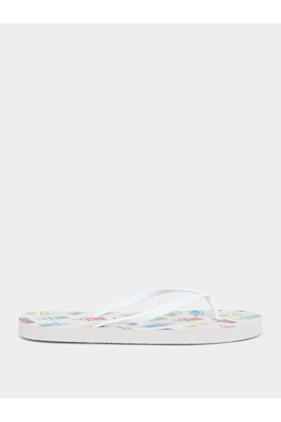 Styli Boba Drink Print Flip Flops