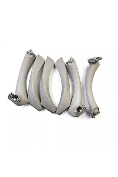 MOTOR10 Set of 6 interior handles front/rear BMW 3 Series E90 E91, 51417230851, Gray