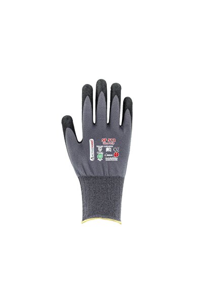 ACTIVEHAND Foam Nitrile Coated Sandy Finish Polyester Gloves Sf 512 Gr/Sy No:9