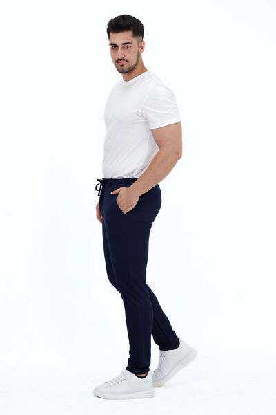rlt relax time Men's Slim Fit Diagonal Jogger Stretchy Pants