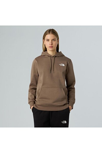 THE NORTH FACE Дамска обикновена качулка с качулка Nf0A89Eybow1 Кафява-XS