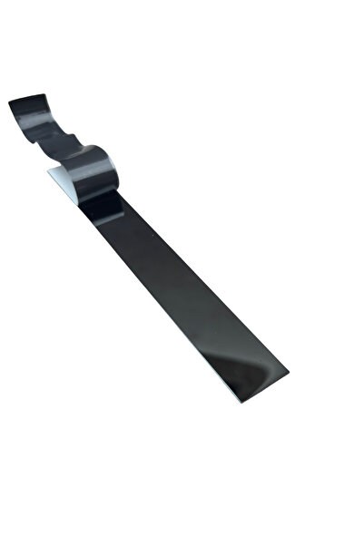 LUSSO LİNE Glossy black stainless steel flat profile 20 x 0.6 x 2700 mm