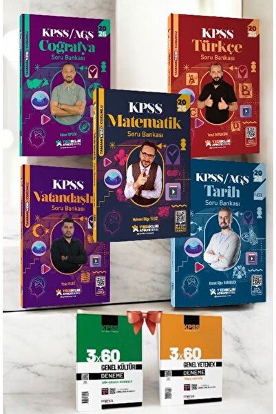 Yediiklim Yayınları 2026 KPSS Atölye Serisi Genel Yetenek Genel Kültür Tamamı...