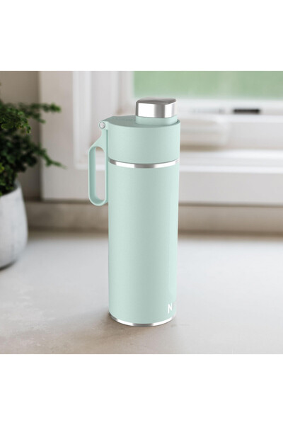 NINJA Thermos DW2401EUUKMT, 0.7 l, Fizzy drink, 3thermal Insul, No BPA, Hot 8h, Cold 24h, Mint green