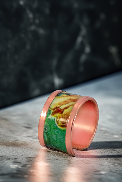 OSMANLI GÜMÜŞ خاتم نحاسي نسائي - خاتم طباعة خاصة من موديل إستر