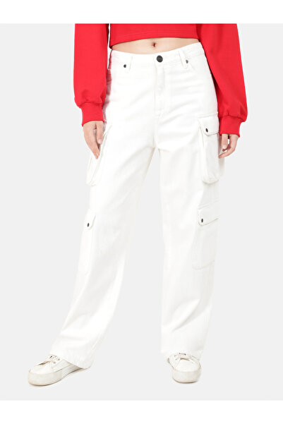 Bene Kleed By Styli Women High Rise Relaxed Fit Cargo Jeans