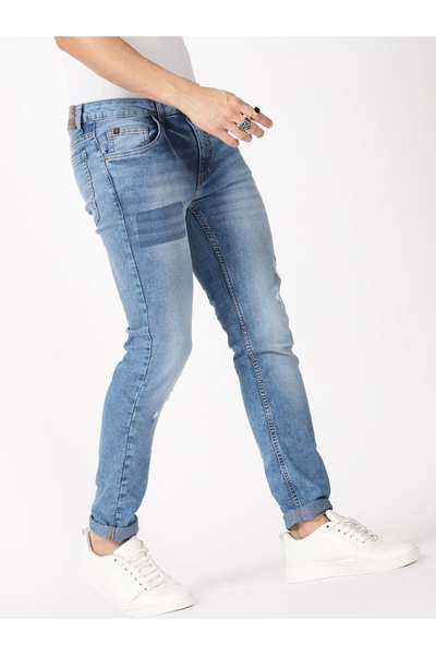 HardSoda By Styli Men Slim Fit Distresses Jeans