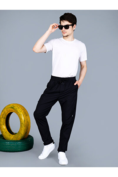 Fort Collins By Styli Men Zip Pocket Cargo Pants with Drawstring