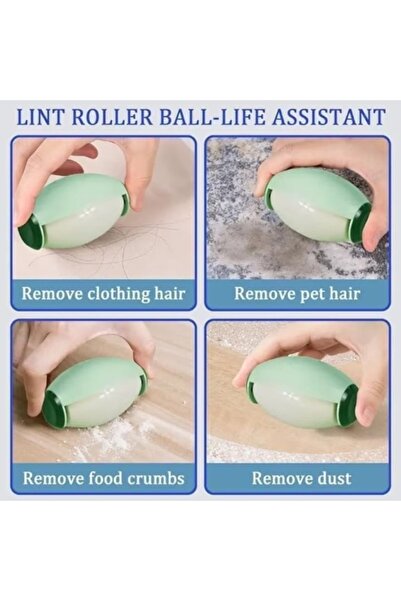 FOXMAG24 Reusable Silicone Lint Roller with Handle, Strong Adhesive, Washable Under Water, Pet Hair Remover