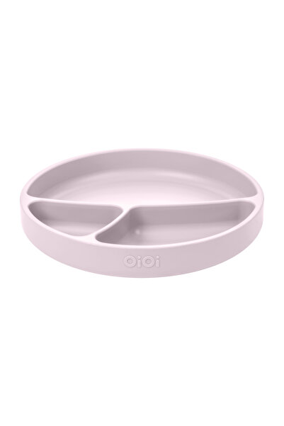 OiOi Vacuum Food Plate Portion - Misty Lilac