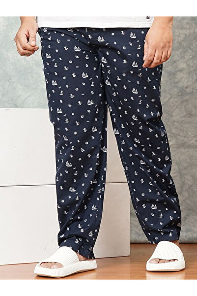 HardSoda By Styli Plus Men Regular Fit Nautical Print Lounge Pants