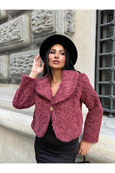 Göker Life Ornamental Agraflé Shawl Collar Bolero