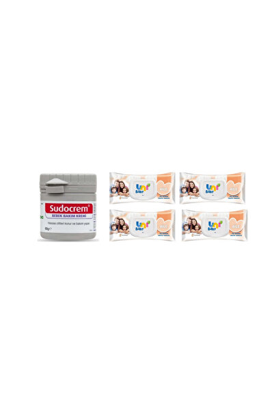 Sudocrem Bebek Bakım Seti | 60g + Uni Baby Islak Mendil 4x90’lı