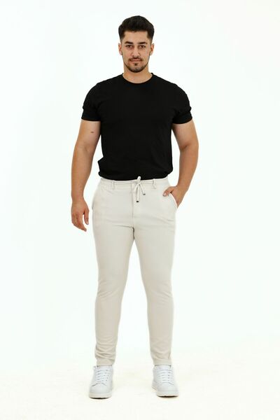 rlt relax time Men's Slim Fit Diagonal Jogger Stretchy Pants