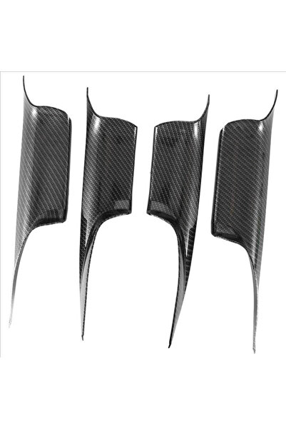 MOTOR10 Set of 4 interior handles front/rear BMW 7 Series F01 F02 F04, 51419115533, Carbon Black
