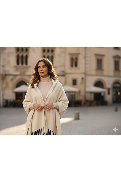 ÖZDE شال كشمير صوفي للكتف