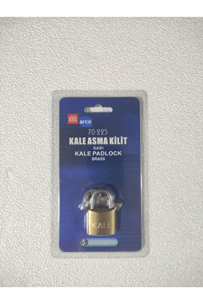 KALE Asma Lock Yellow Brass Body with 3 Keys 5 Years Warranty Code: 10-225
