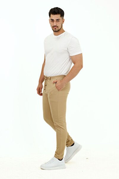 rlt relax time Men's Jogger Pants Diagonal Stretch Slim Fit