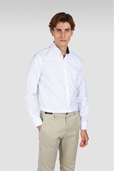 PAUL&SHARK Cămașă bărbătească din bumbac țesut