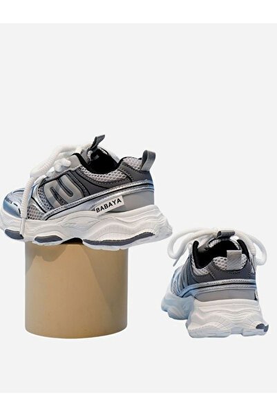 Babaya By Styli Boys Textured Lace Up Sneakers