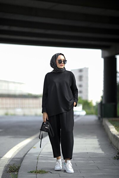 NS Moda Tesettür Zeyna Kadın Siyah Model-524