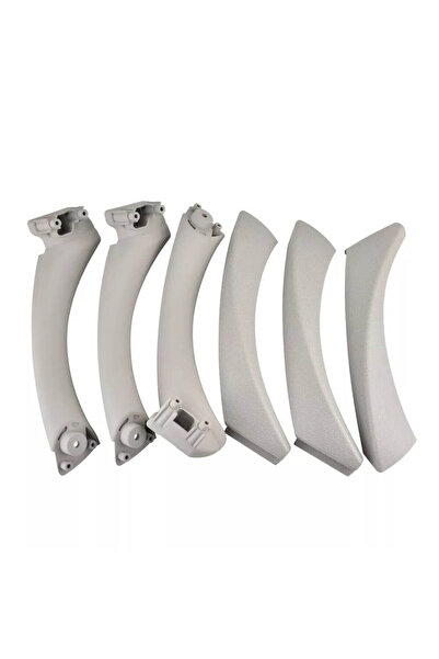 MOTOR10 Set of 6 interior handles front/rear BMW 3 Series E90 E91, 51417230851, Gray