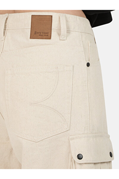 Bene Kleed By Styli Women High Rise Relaxed Fit Cargo Jeans