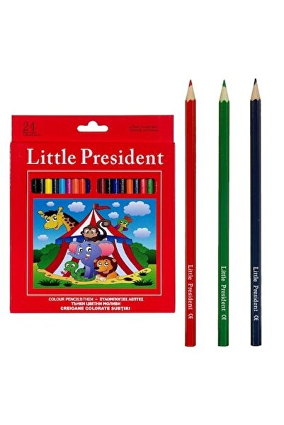 SHOPIENS Set 24 creioane colorate subțiri, diverse culori